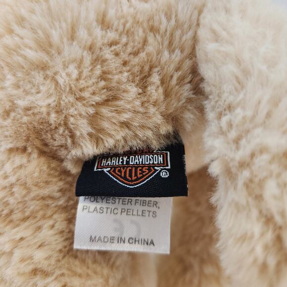 Harley Davidson stuf"14fed dog with bandana - Picture 4 of 4